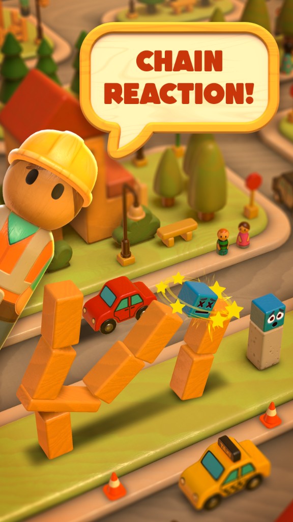 Topple Town gameplay